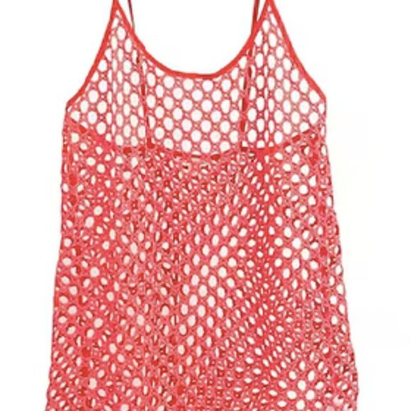 For Love And Lemons Red Swim Coverup - Picture 4 of 14